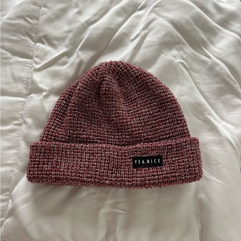 Red Knitted Beanie